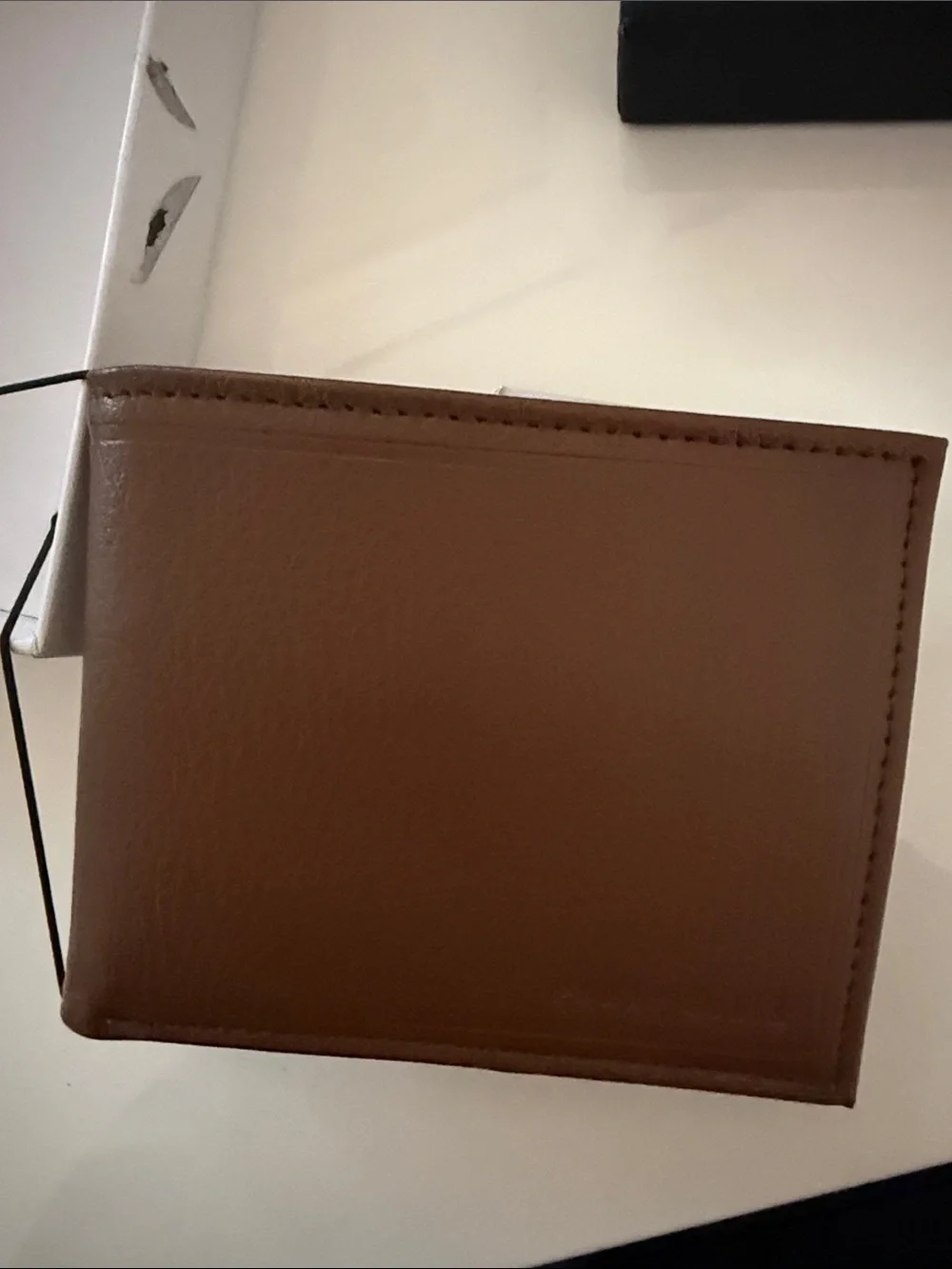 Men's Brown Leather Bifold Wallet - Classic Style
